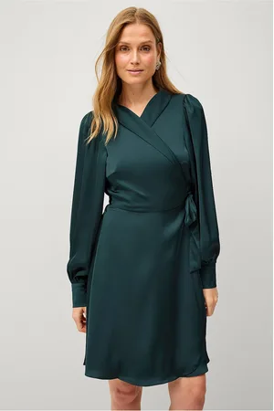 VILA Kietaisumekko viEnna Ravenna L/S Short Wrap Dress