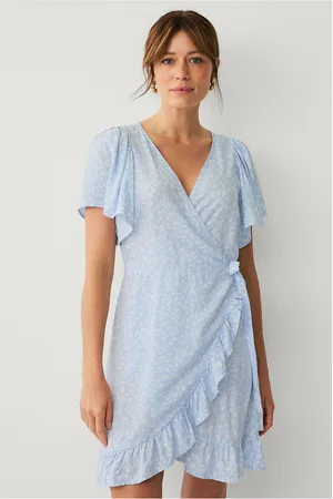 VILA Kietaisumekko viNoko S/S Wrap Dress /2