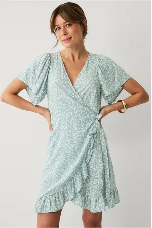 VILA Kietaisumekko viNoko S/S Wrap Dress /2