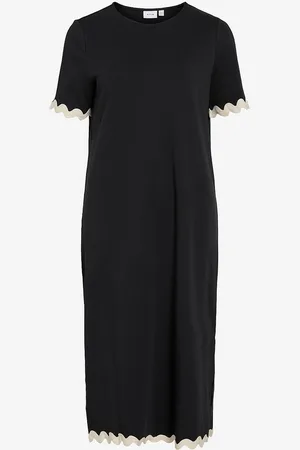 VILA Mekko viCalisa O-neck S/S Midi