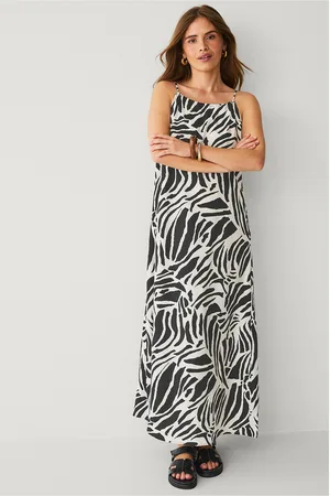 VILA Maximekko viZebra S/l Maxi Dress/ka