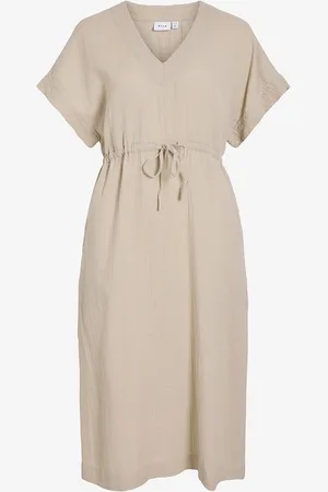 VILA Mekko nia V-neck S/S Midi