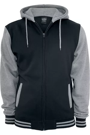 Urban classics Vetoketjuhuppari - 2-Tone Zip vetoketjuhuppari - S- 3XL - varten Miehet