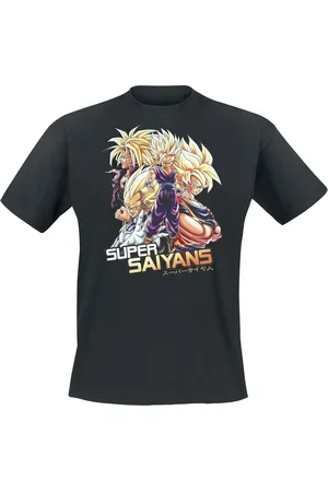 Dragon Ball Gaming T-paita - Z - Super Saiyans - S- XXL - varten