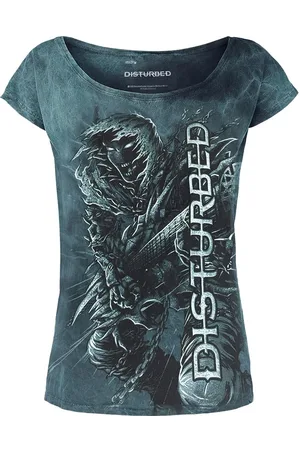 Disturbed T-paita - Guitar - S- 4XL - varten Naiset