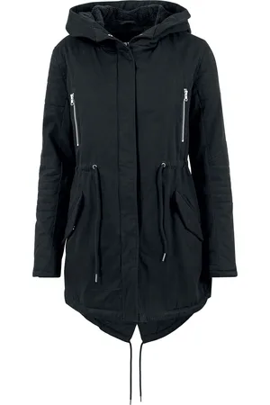 Urban classics Talvitakki - Ladies Sherpa Lined Cotton Parka talvitakki - XS- 5XL - varten Naiset