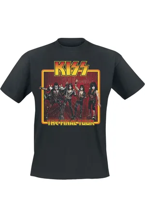Kiss T-paita - The Final Tour Photo - S- XXL - varten Miehet
