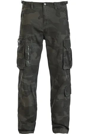 EMP Reisitaskuhousut - Armeijatyyliset vintage-housut - S- 4XL - varten Miehet