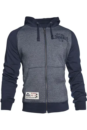 Lonsdale London Vetoketjuhuppari - Slough - M- 5XL - varten Miehet