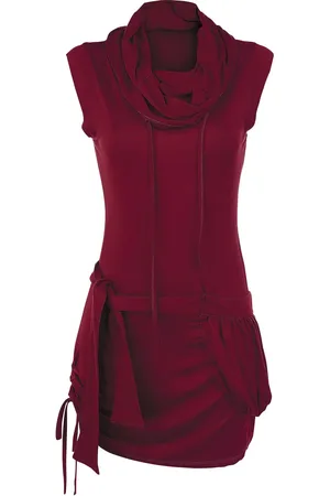 RED by EMP Lyhyt mekko - Mekko korkealla kauluksella - S- XXL - varten Naiset
