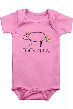 Death Metal Yksisarvinen Body - Kids - - 80/86- 86/92 - varten lapset
