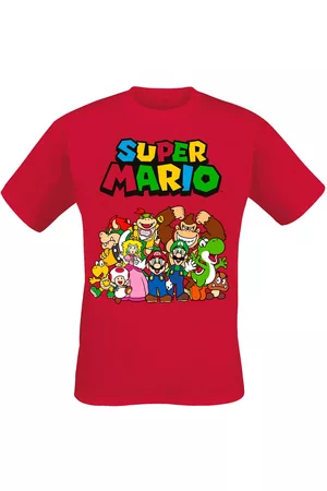 Super Mario Gaming T-paita - Group Shot - S- XXL - varten Miehet
