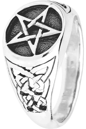 etNox hard and heavy Gootti Sormus - Pentagram - varten