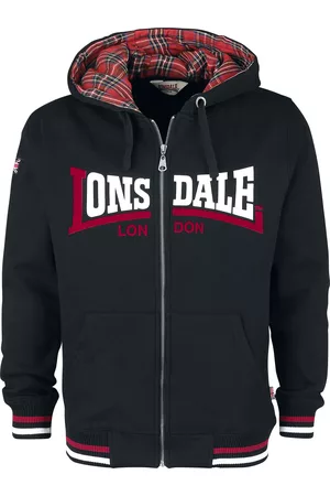 Lonsdale London Vetoketjuhuppari - Nateby - S- XXL - varten Miehet
