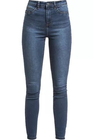 Noisy May Farkut - NMCallie HW Skinny Jeans - W25L30- W34L34 - varten Naiset