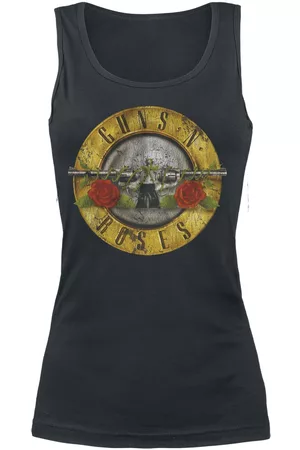 Guns N´Roses Toppi - Distressed Bullet - S- XXL - varten Naiset