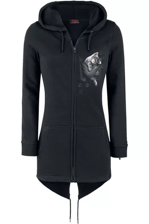 Spiral Gootti Vetoketjuhuppari - Pocket Kitten - S- XXL - varten Naiset