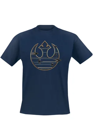 STAR WARS Disney T-paita - Gold Rebel Logo - S- XXL - varten Miehet