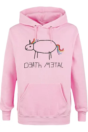 Death Metal Yksisarvinen Huppari - S- XXL - varten Miehet