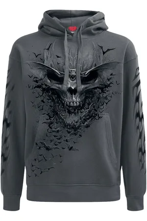 Spiral Gootti Huppari - Bat Skull - XL - varten Miehet