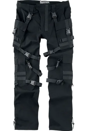 Chemical Black Gootti Kangashousut - Urban Pants - W30L32- W38L34 - varten Miehet