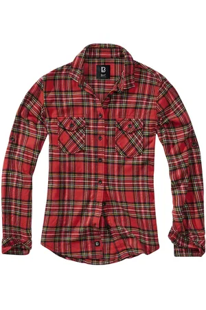 Brandit Flanellipaita - Amy Tartan Flannel Checkshirt - S- 5XL - varten Naiset