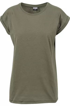 Urban classics T-paita - Ladies Extended Shoulder Tee T-paita - XS- 5XL - varten Naiset
