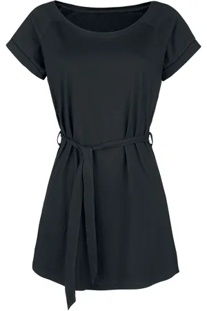 Forplay Lyhyt mekko - Jersey Kleid mit Bindegürtel - S- 5XL - varten Naiset