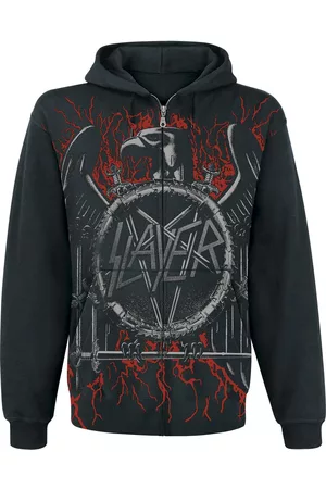 Slayer Vetoketjuhuppari - Black Eagle - S- XXL - varten Miehet