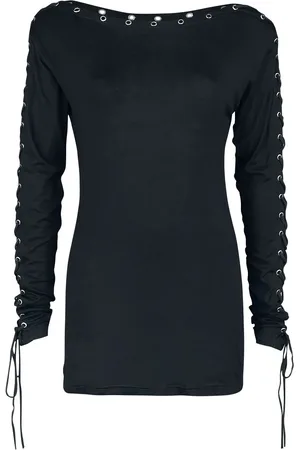 Gothicana Gootti Pitkähihainen paita - Here To Stay - S- 5XL - varten Naiset