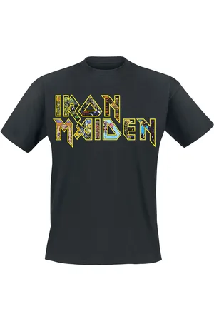 Iron Maiden T-paita - Eddies Logo - S- XXL - varten Miehet