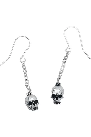 Alchemy Gootti Korvakoru - Deadskull Earrings - varten Naiset
