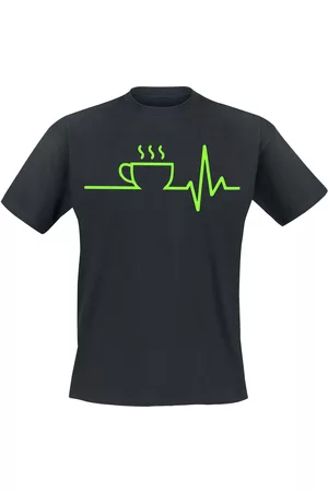Food Fun T-paita - Kaffee EKG - S- 4XL - varten Miehet