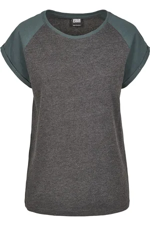 Urban classics T-paita - Ladies Contrast Raglan Tee T-paita - XS- 5XL - varten Naiset