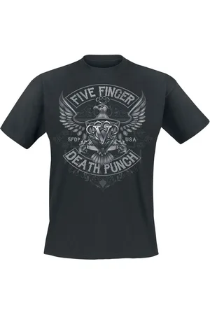 Five Finger Death Punch T-paita - Howe Eagle Crest - M- XXL - varten Miehet