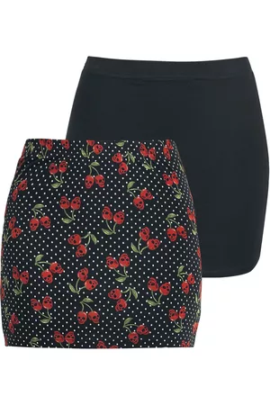 Rock Rebel Rockabilly Lyhyt hame - The Double Life - S- 5XL - varten Naiset