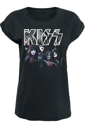 Kiss T-paita - Zebra Stripe - S- XXL - varten Naiset