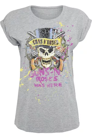 Guns N´Roses T-paita - Top Hat Splatter - S- 5XL - varten Naiset