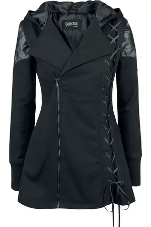 Gothicana Gootti Välikausitakki - Across The Night - L- XXL - varten Naiset