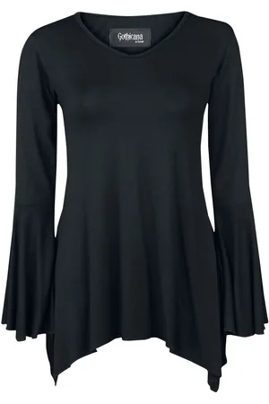 Gothicana Gootti Pitkähihainen paita - Bat Country - S- 5XL - varten Naiset