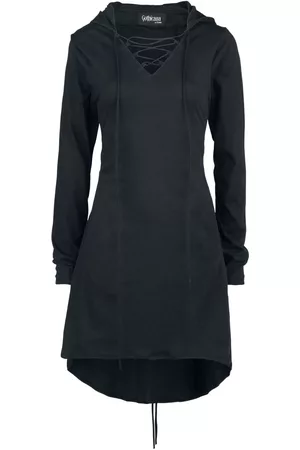 Gothicana Gootti Keskipitkä mekko - Angels Fall - S- XXL - varten Naiset