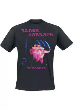 Black Sabbath T-paita - Paranoid Tracklist - S- XXL - varten Miehet