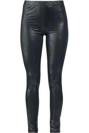 Rock Rebel Rock Leggingsit - Keinonahkaiset krokotiilileggingsit - M- XL - varten Naiset
