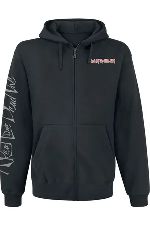 Iron Maiden Vetoketjuhuppari - A real live / dead one - S- XXL - varten Miehet