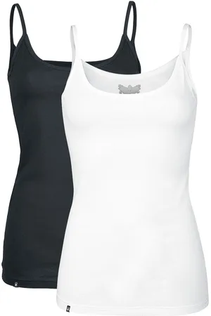 EMP Toppi - Spagettiolkaintoppi (2 kpl setti) - S- 5XL - varten Naiset