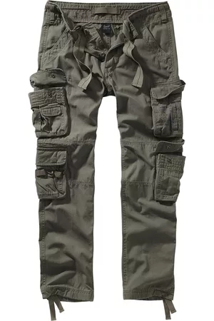 Brandit Reisitaskuhousut - Pure Vintage Trouser Slim - M- XXL - varten Miehet