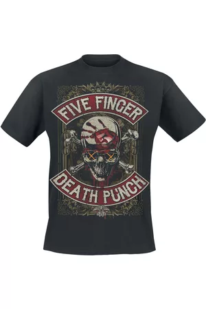 Five Finger Death Punch T-paita - Dirty Skull Battle Born - M- 3XL - varten Miehet