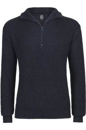 Brandit Neulepaita - Marine Troyer neulepusero - S- 4XL - varten Miehet