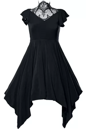 Ocultica Gootti Keskipitkä mekko - Gothic Kleid - S- 4XL - varten Naiset