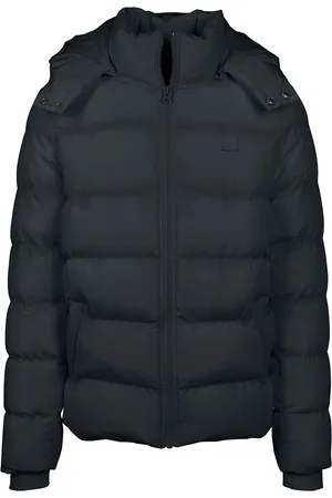 Urban classics Välikausitakki - Hooded Puffer Jacket toppatakki - S- 4XL - varten Miehet